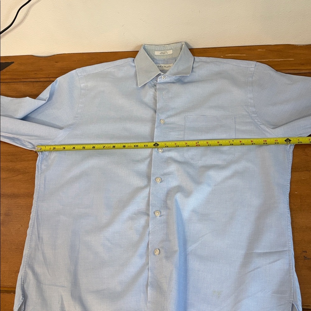 John W Nordstrom Light Blue Men's Shirt Size 16–33 - Picture 2 of 10